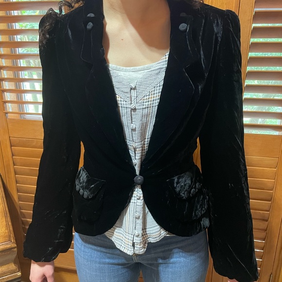 Marc Jacobs Velvet jacket size 4 - Picture 5 of 14